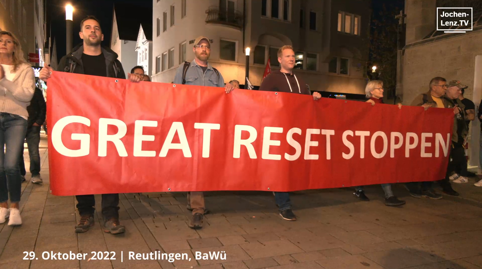 Reutlingen 29.10.2022 - Demo gegen die Coronama&szlig;nahmen