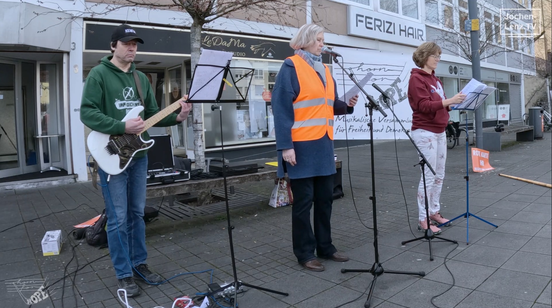 S-Zuffenhausen 03.03.2024 - Musikalische Versammlung f&uuml;r Freiheit und Demokratie-HORN FOR HOPE (FULL)