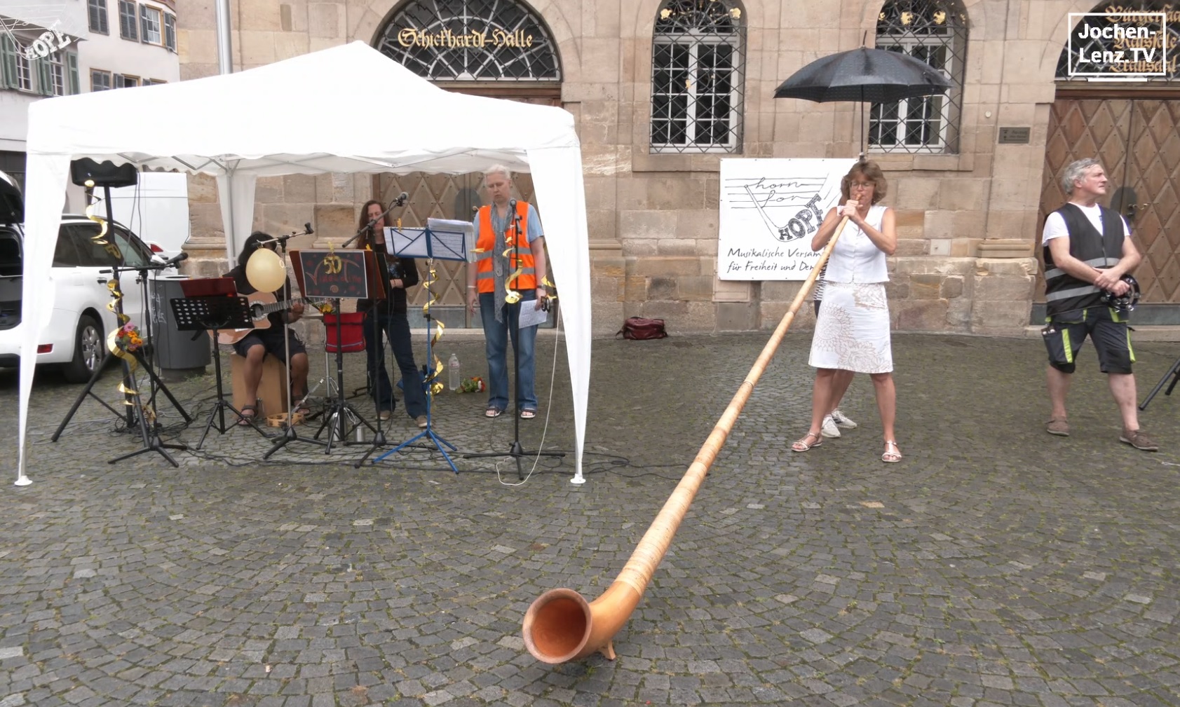 Esslingen/N. 18.8.2024 - Musikalische Versammlung f&uuml;r Freiheit und Demokratie-HORN FOR HOPE (FULL)