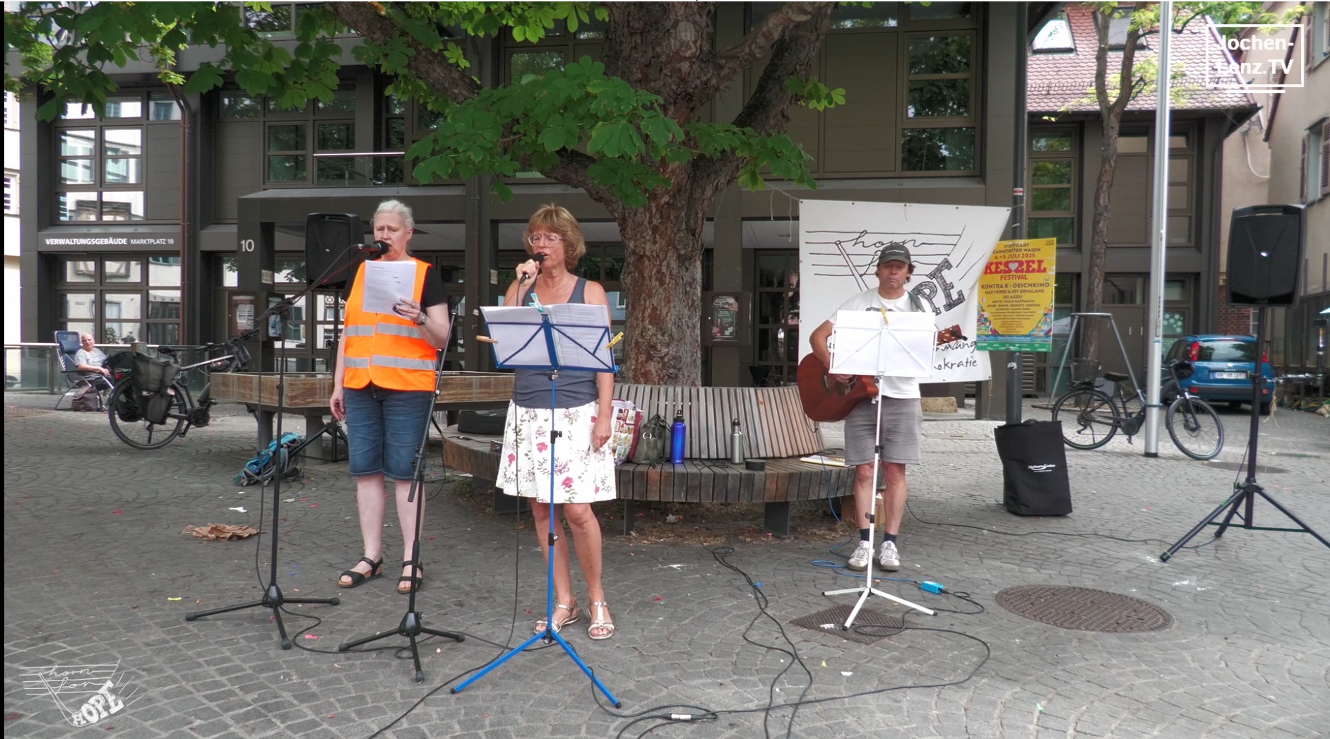 Bad Cannstatt 06.07.2025 - Musikalische Versammlung f&uuml;r Freiheit und Demokratie-HORN FOR HOPE (FULL)